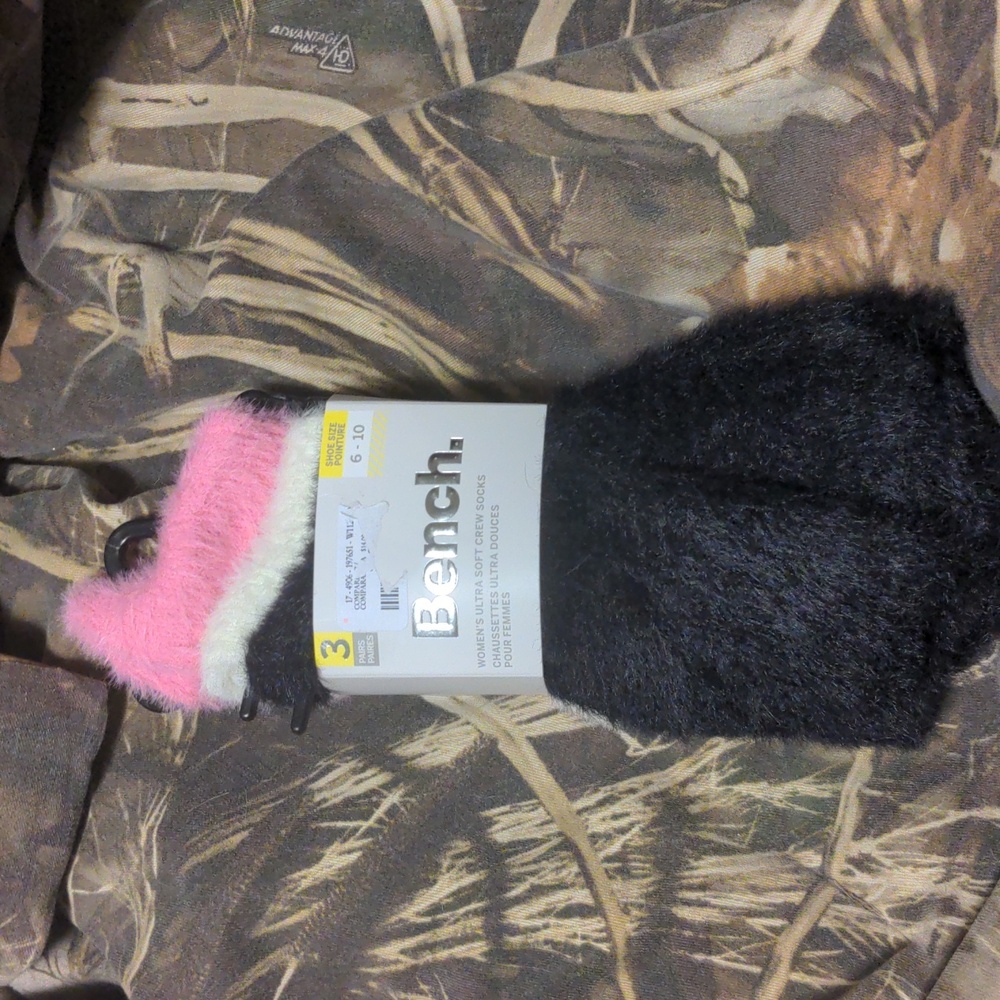 Bench 3pairs Womens Ultra Soft Crew Socks 6-10